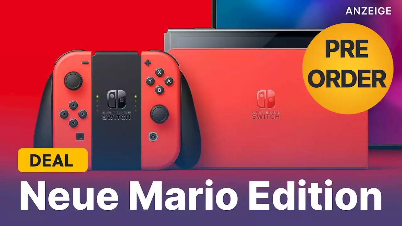 Nintendo Switch OLED: Die neue Mario Edition könnt ihr jetzt bei Amazon vorbestellen