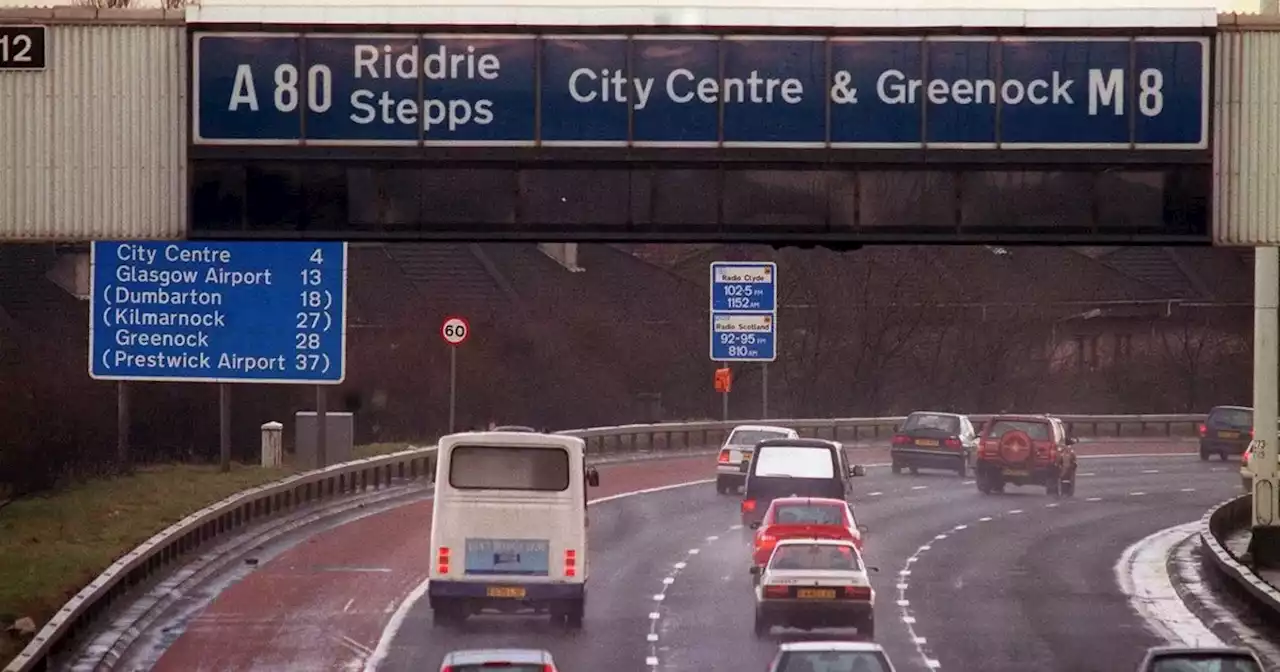 Glasgow M8 crash sparks emergency response as two people rushed to hospital