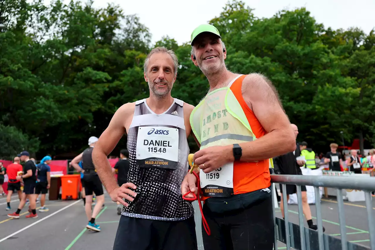 Clas Östergren sprang maratonloppet