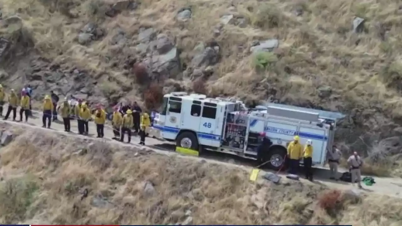 Driver stranded off cliff in California for 5 days