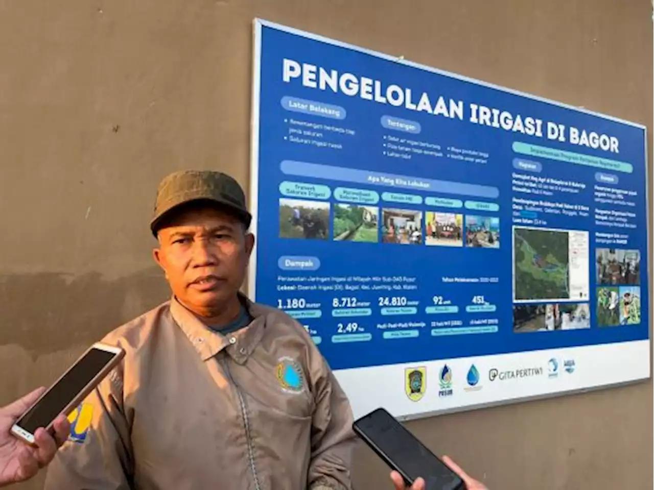 Pabrik Aqua Klaten Bantu Pengaturan Air Irigasi dari Bendung Bagor, Klaten