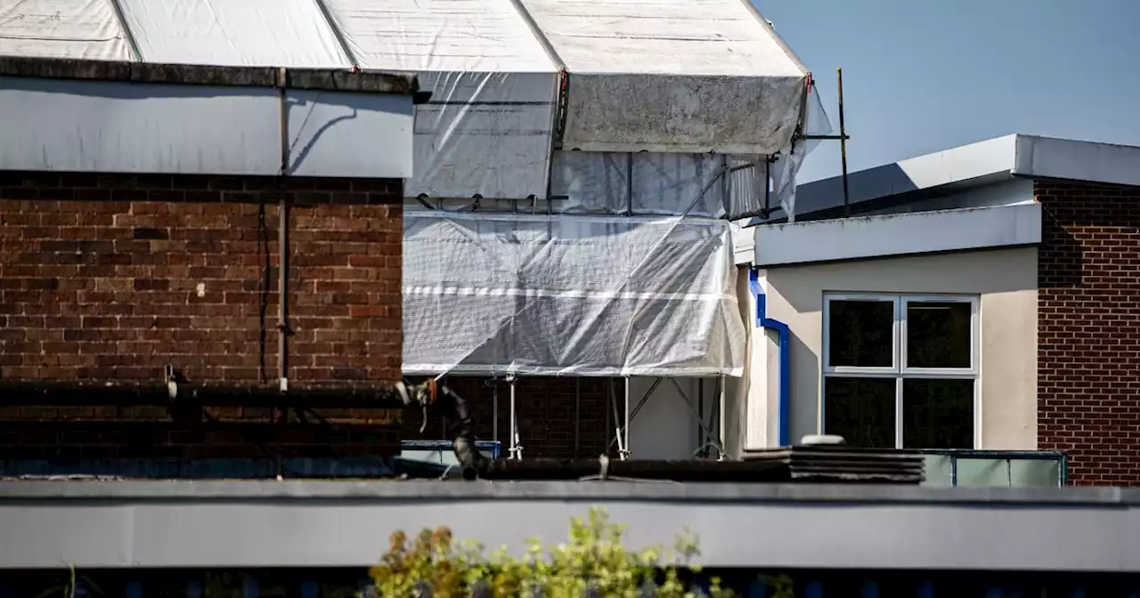 Pictures as work begins on Greater Manchester schools hit by crumbly concrete