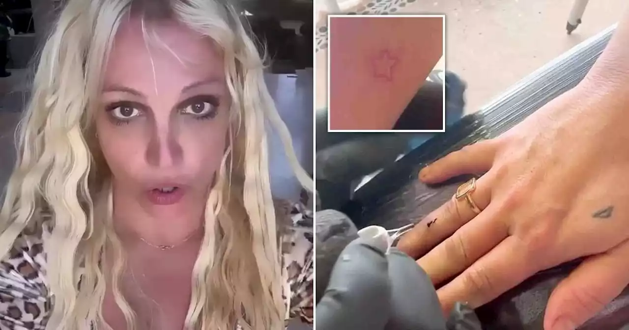 Britney Spears debuts two new tattoos amid split with husband Sam Asghari