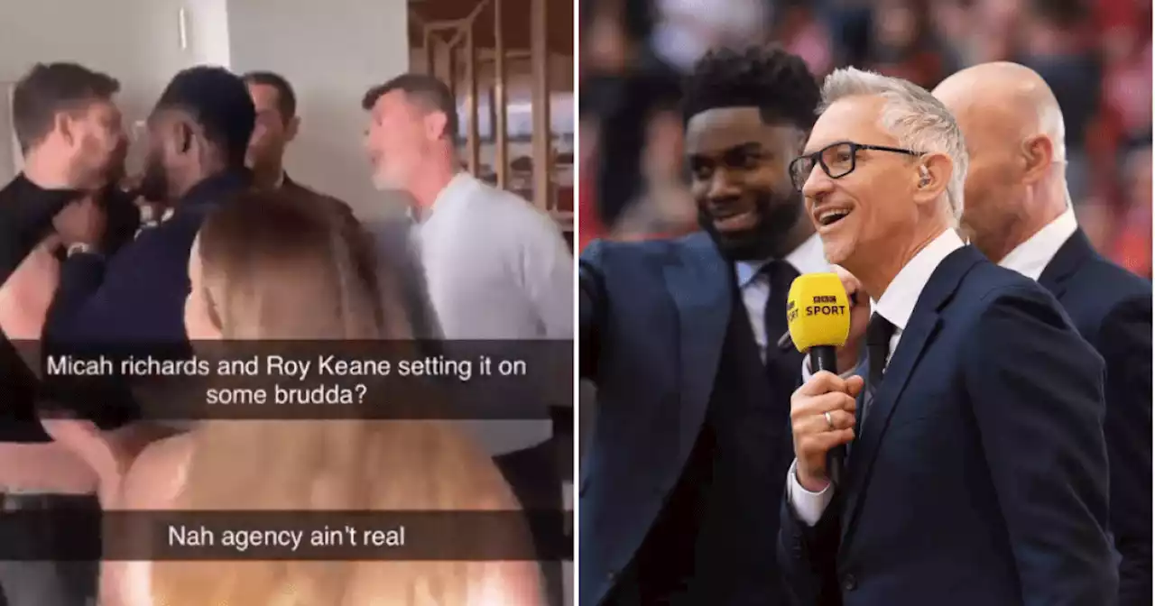 Gary Lineker says Micah Richards is 'in one piece' after Arsenal fan altercation