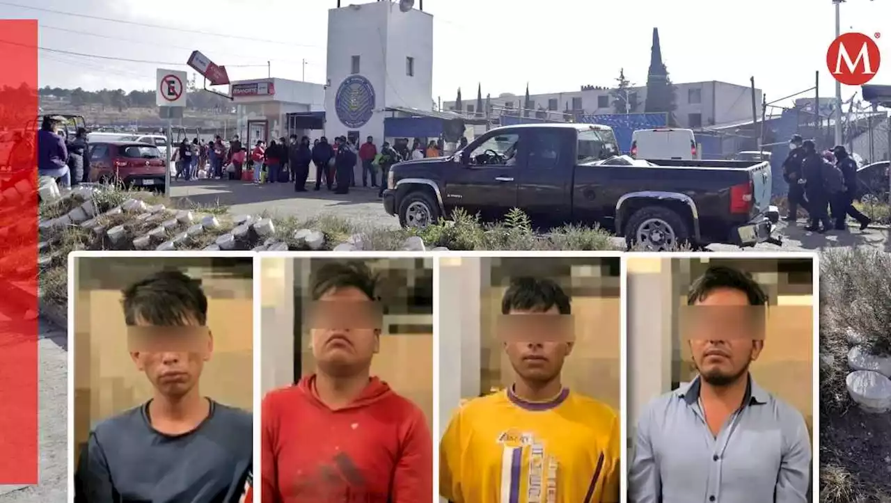 Detienen a 4 hombres por intentar ingresar droga a penal de Puebla