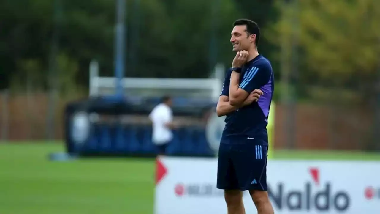 A la espera de Messi, así fue la práctica de la Selección Argentina