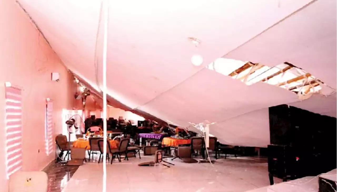 Six Ekiti partygoers injured as event centre’s roof collapses