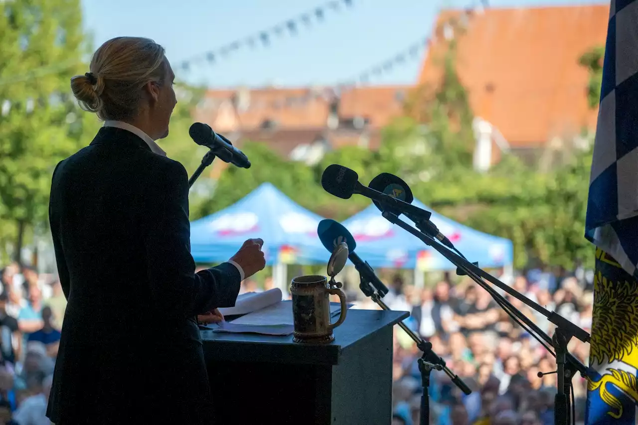 Weidel attackiert Ampel-Koalition bei Gillamoos-Volksfest