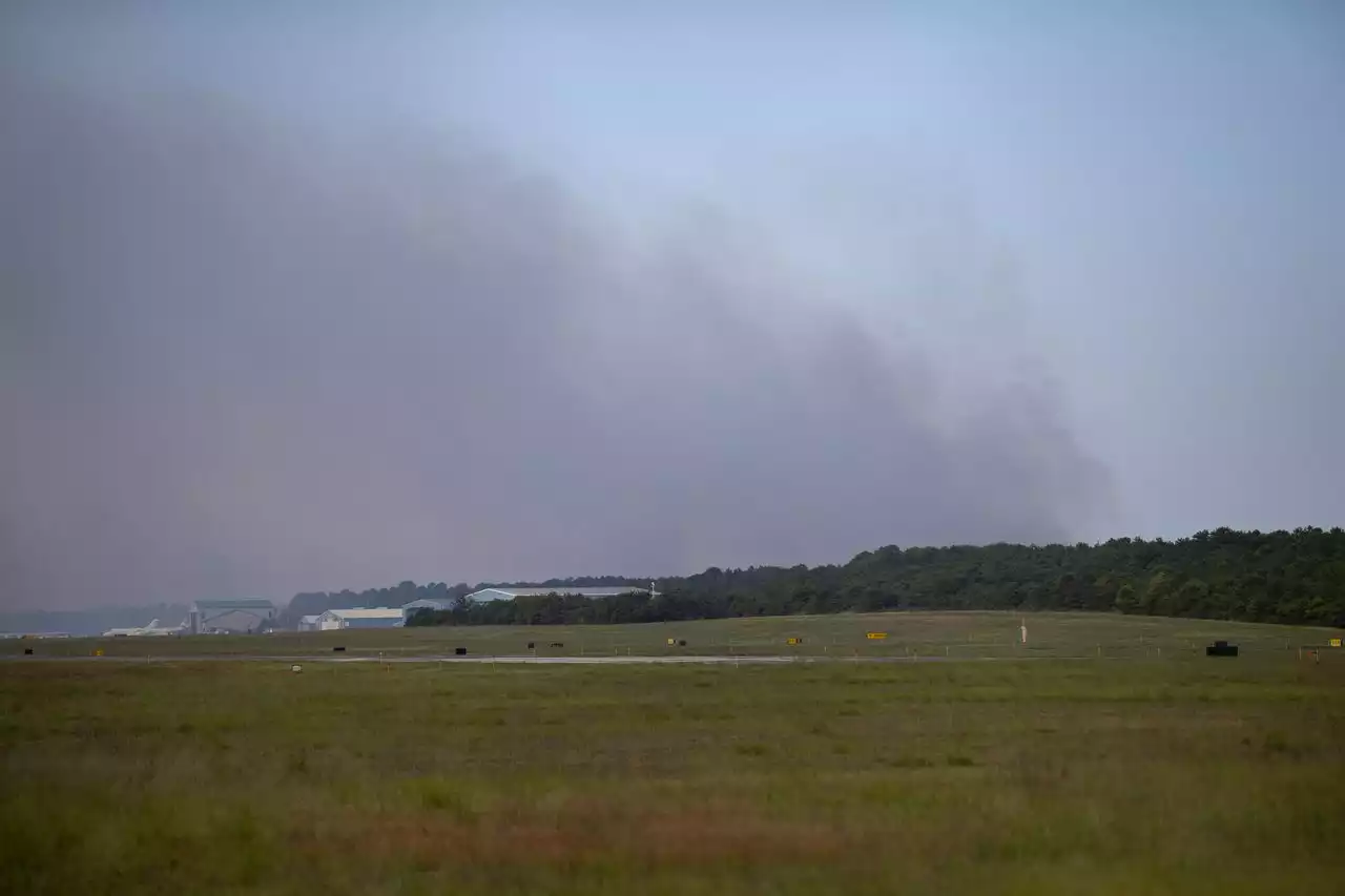 N.J. forest fire grows as plane crash remains under investigation