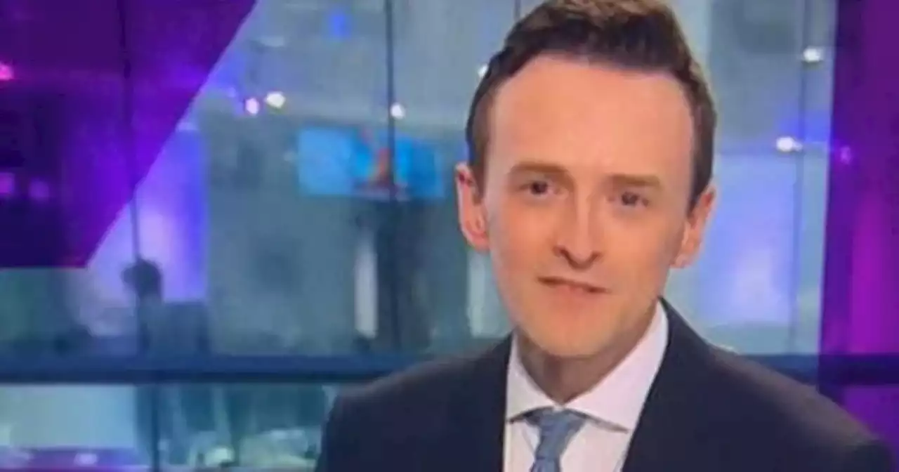 Channel 4 News worker spotted celebrating goal live on television