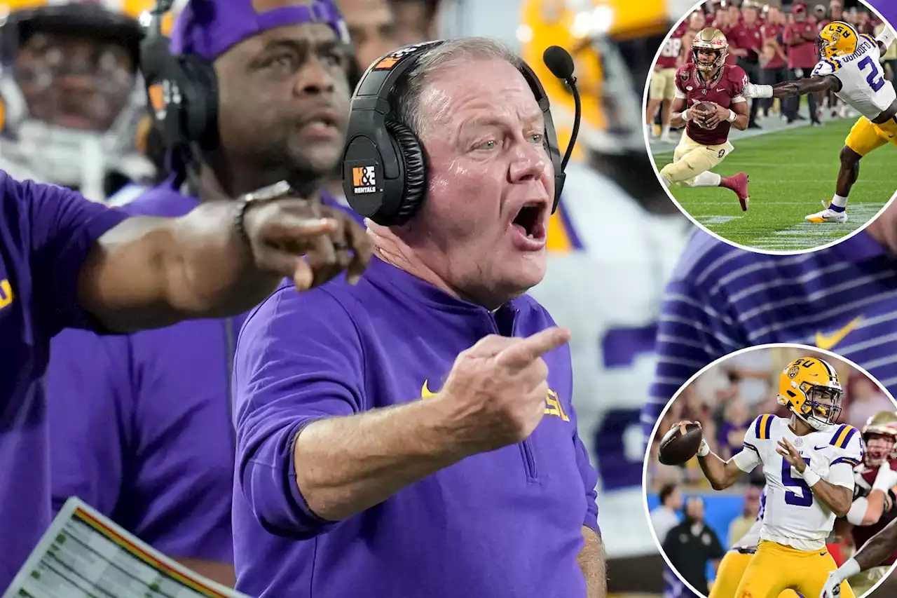 Brian Kelly’s win guarantee backfires amid LSU collapse: ‘Total failure’