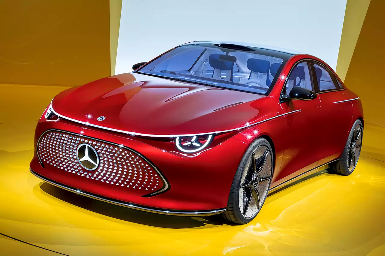 Mercedes Concept CLA previews next gen EV saloons