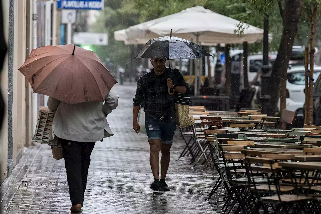 Este lunes persistirán las lluvias fuertes en el centro, noroeste y sur peninsular