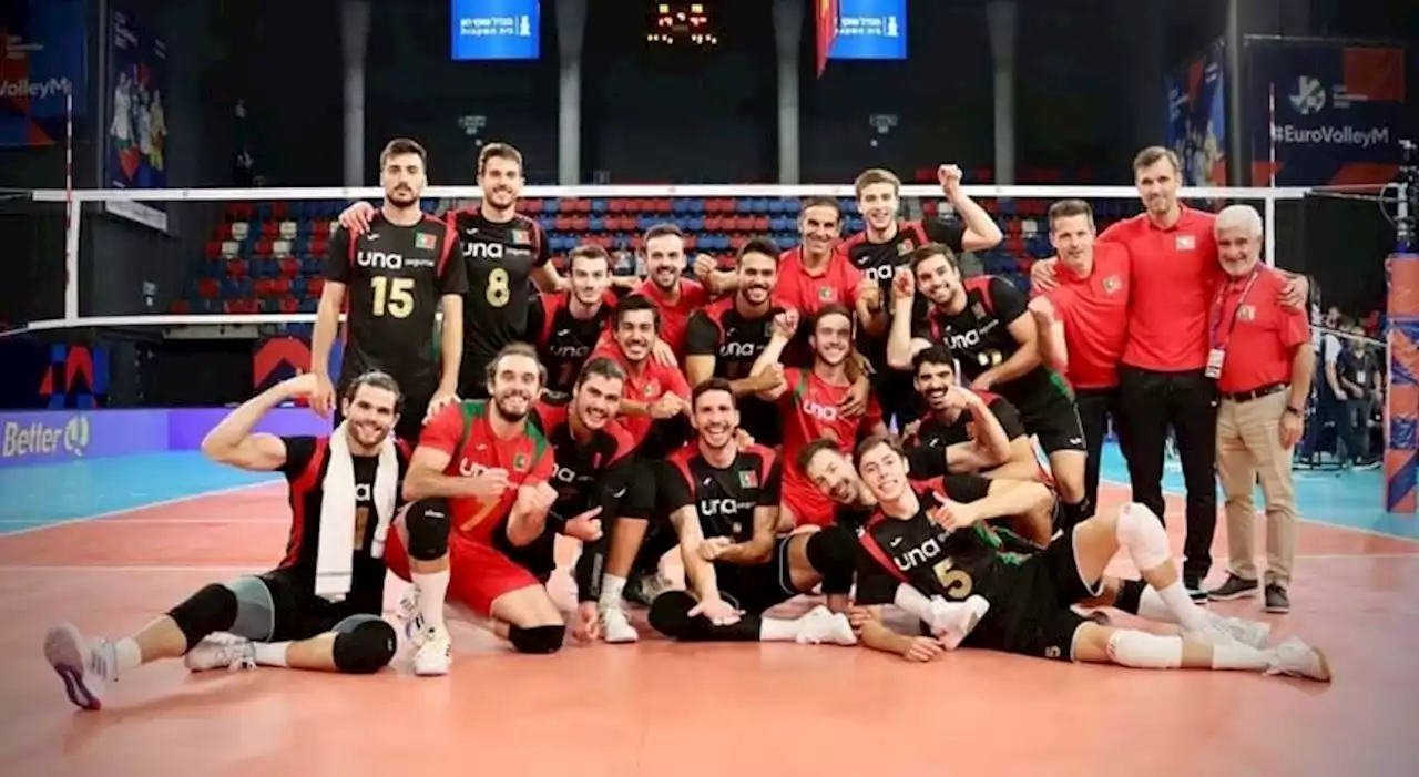 Portugal volta aos triunfos no Europeu de voleibol