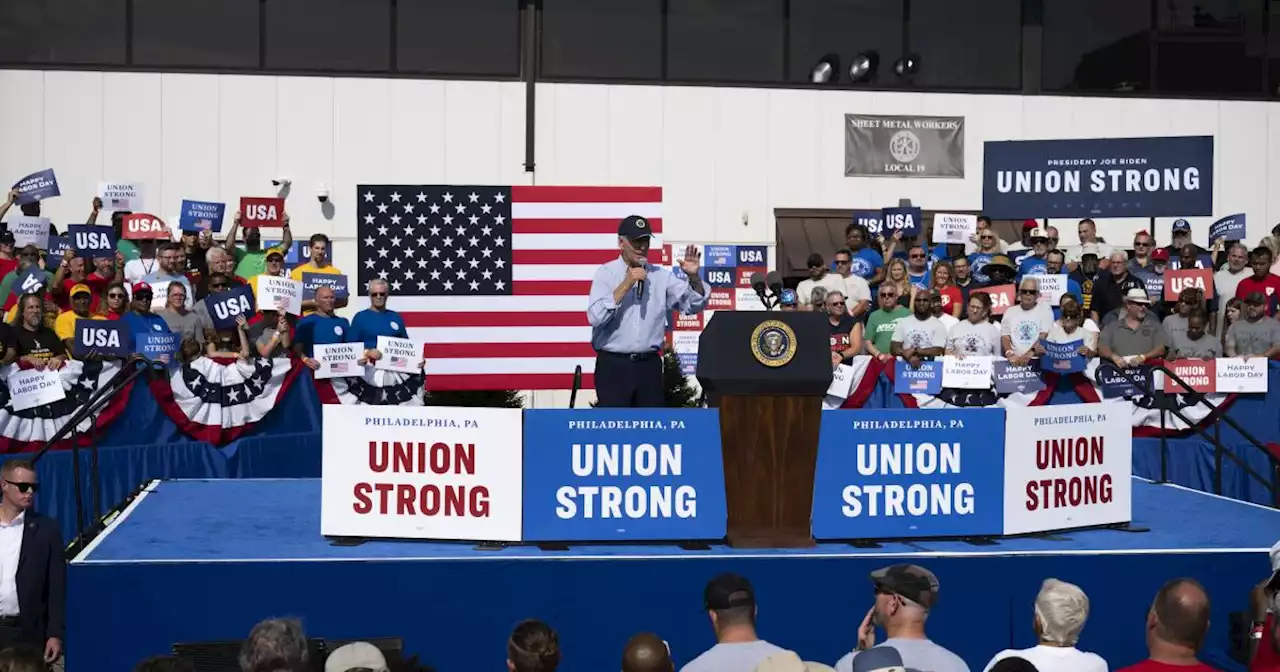 Biden elogia a trabajadores y sindicatos de EEUU en el Día del Trabajo