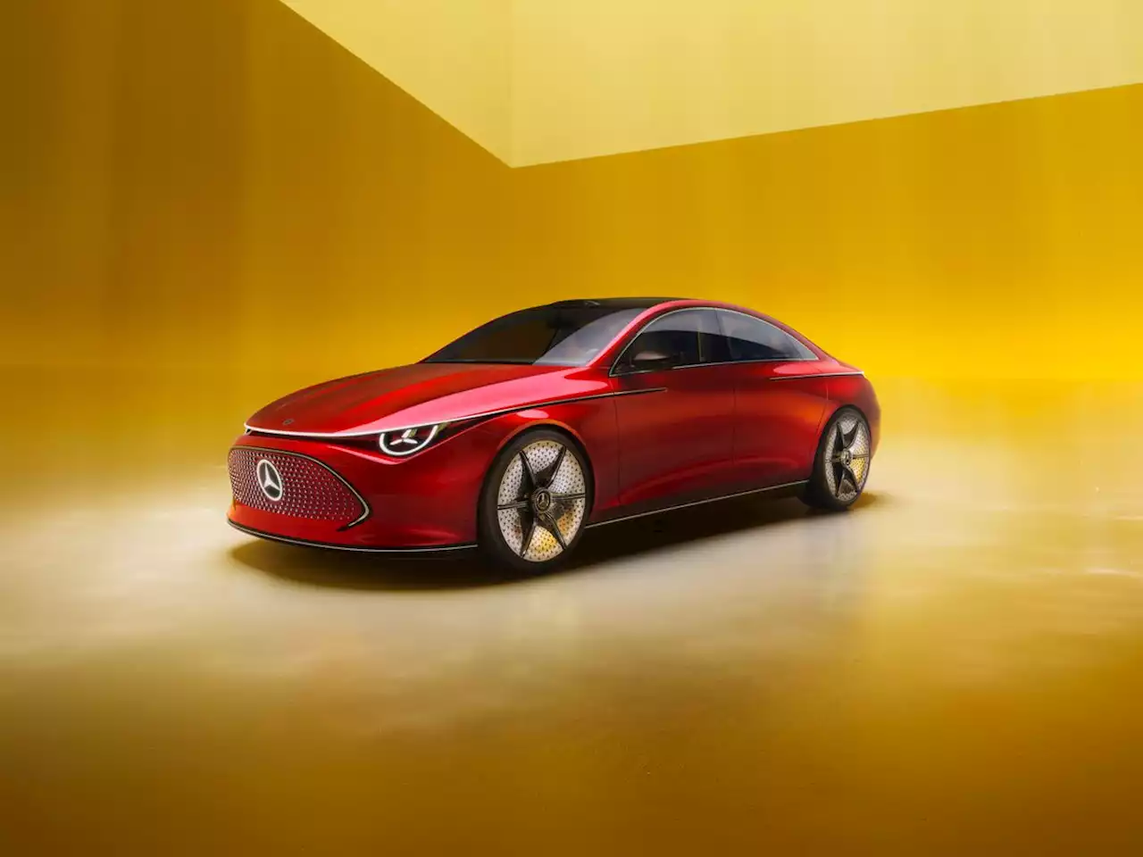 Mercedes Concept CLA is a look at a new entry-level electric saloon