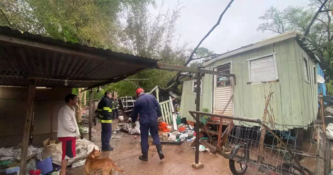 Ciclone no Rio Grande do Sul tem 4 mortes e mais de cem desalojados