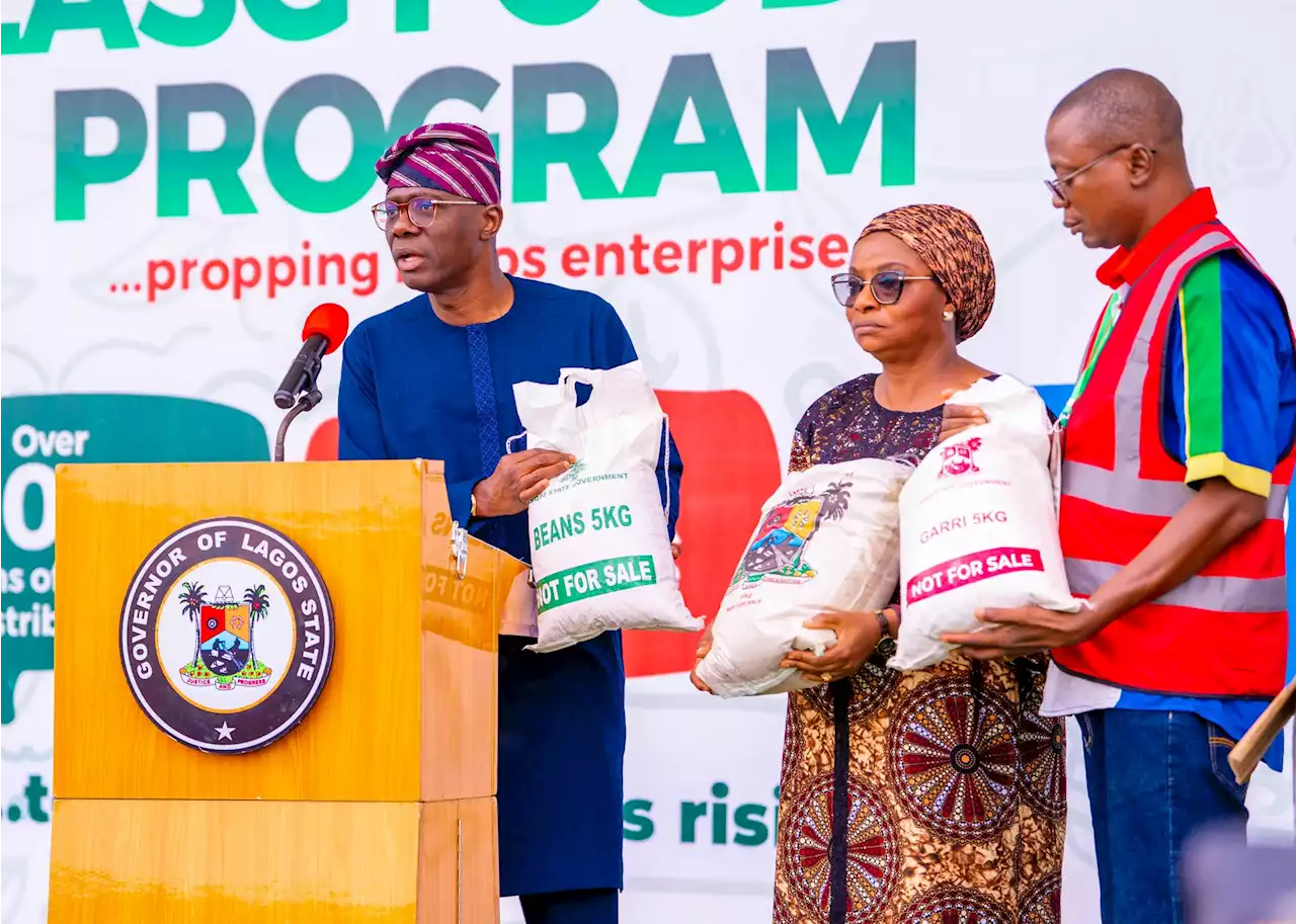 Sanwo-Olu flags off distribution of food palliatives, says 500k households will benefit