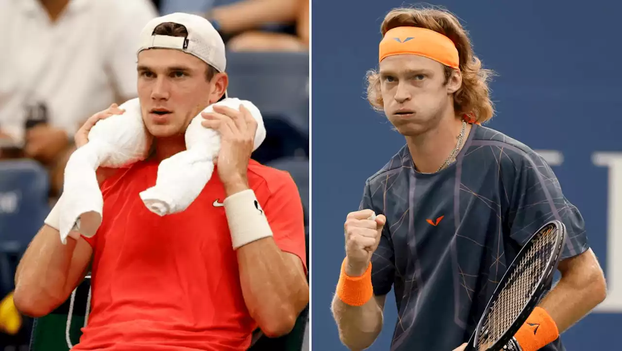 Jack Draper loses sweaty four-setter to Andrey Rublev as shock US Open run ends