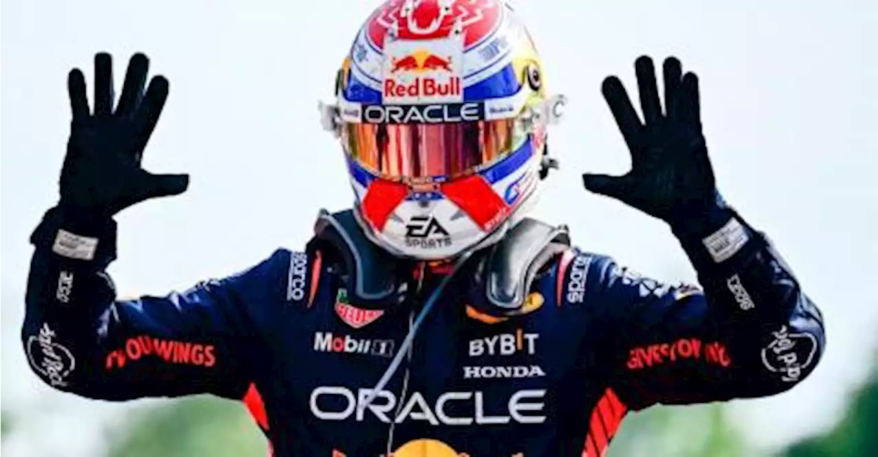 Record-breaking Verstappen makes it a perfect 10 at Monza