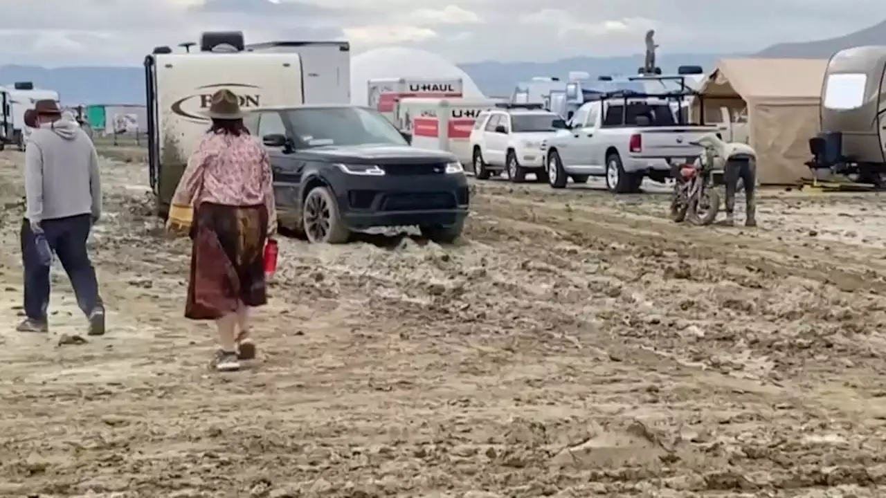 Burning Man festival exodus begins for tens of thousands stranded in Nevada