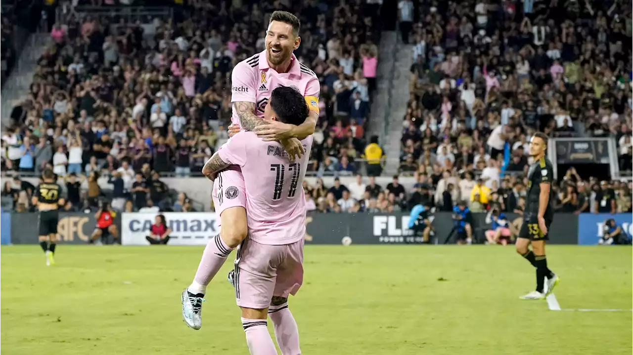 Lionel Messi has 2 assists in front of star-studded crowd in Los Angeles as Inter Miami beats LAFC