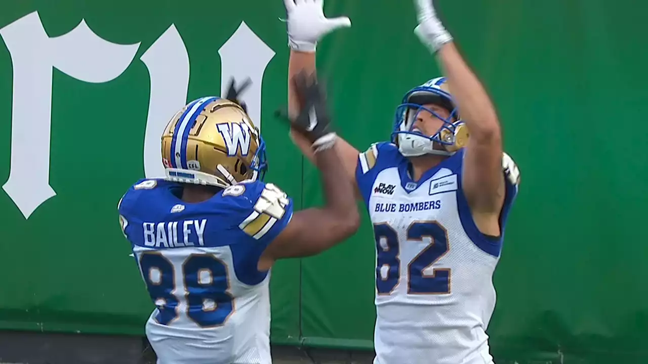 Must See: Bombers' Wolitarsky makes amazing diving TD catch