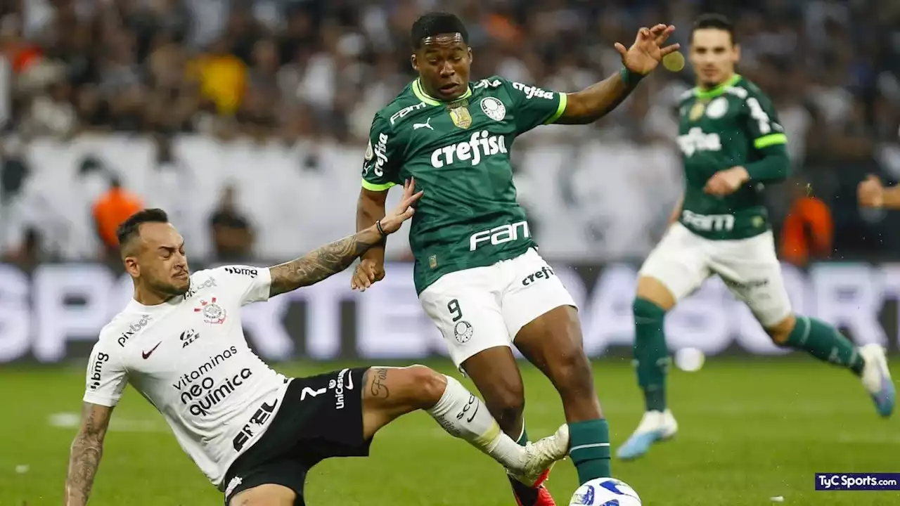 (VIDEO) La CRIMINAL patada a Endrick en Palmeiras vs. Corinthians