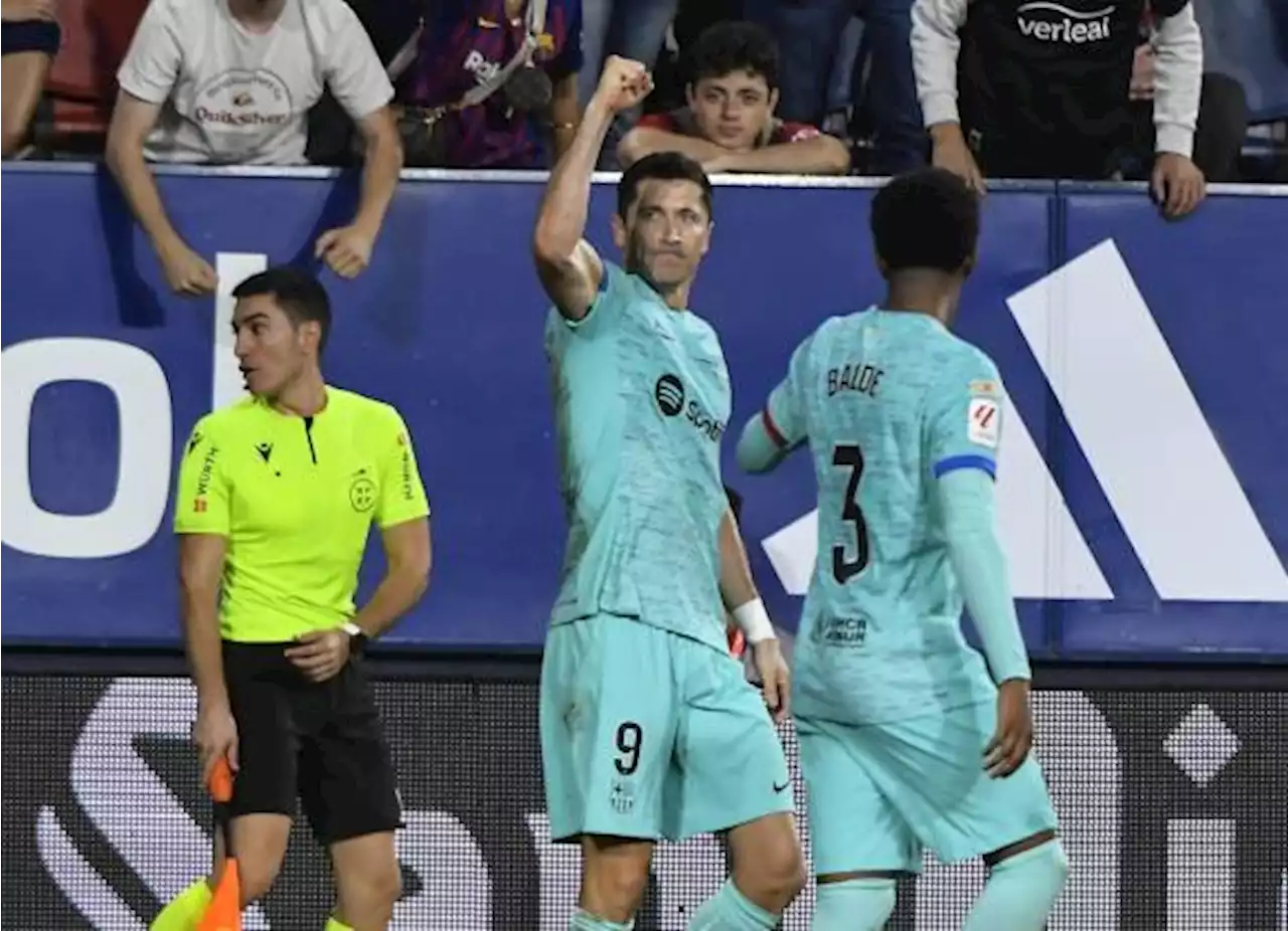 Lewandowski le da el triunfo al Barcelona en el ocaso del duelo ante el Osasuna