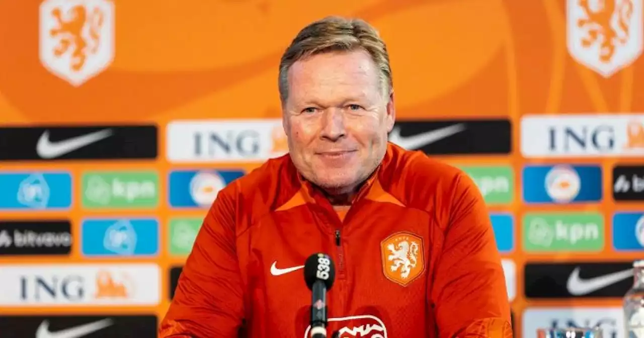 Koeman waarschuwt 'gezellige' Oranje-spelers: 'Dat mis ik weleens in deze groep'