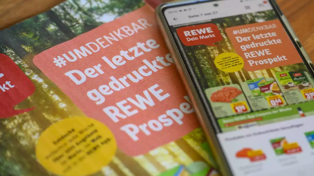 Rewe liefert den Beweis: Kunden vermissen Papierprospekte nicht