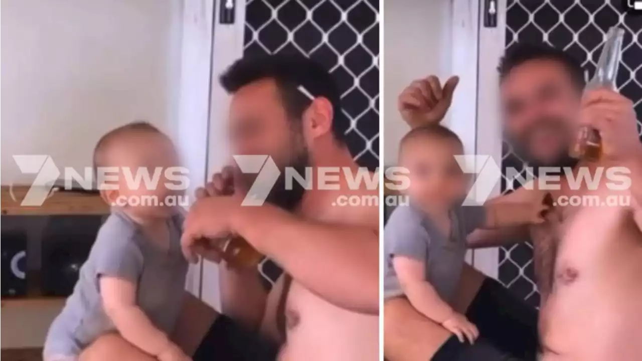 Queensland mum’s outrageous defence after baby fed beer in video