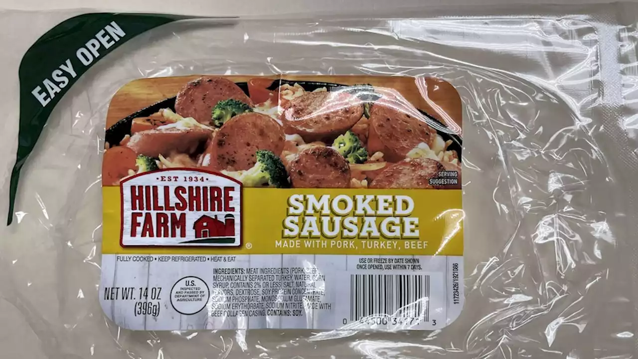 Over 15K pounds of Hillshire Smoked Sausage recalled due to possible contamination with bone fragments