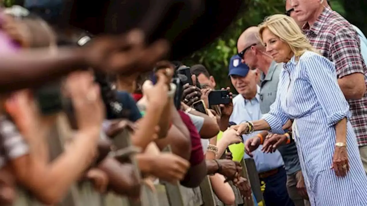 Biden, first lady last together Monday, same day she tested positive for COVID-19