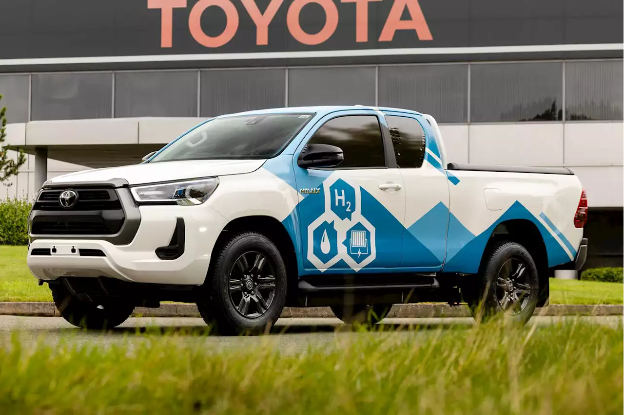 Hydrogen-powered Toyota Hilux unveiled with 365-mile range