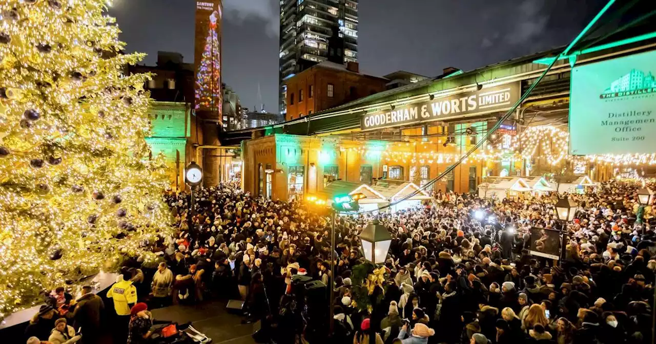 The Toronto Christmas market in the Distillery District is back again this year