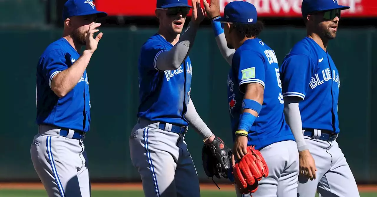 Blue Jays labour to the 6-5 Labour Day win over Oakland in 10