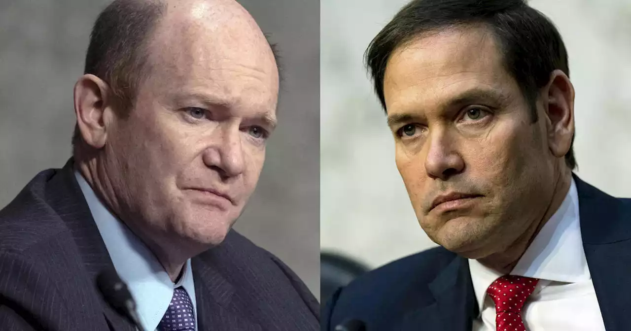 Senators Chris Coons and Marco Rubio to face off in Senate Project debate, moderated by CBS News' Ed O'Keefe