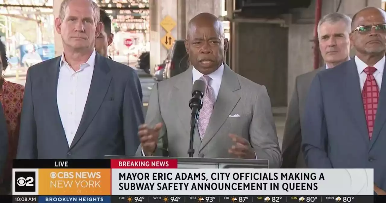 Mayor Adams, MTA officials talk back to school subway safety