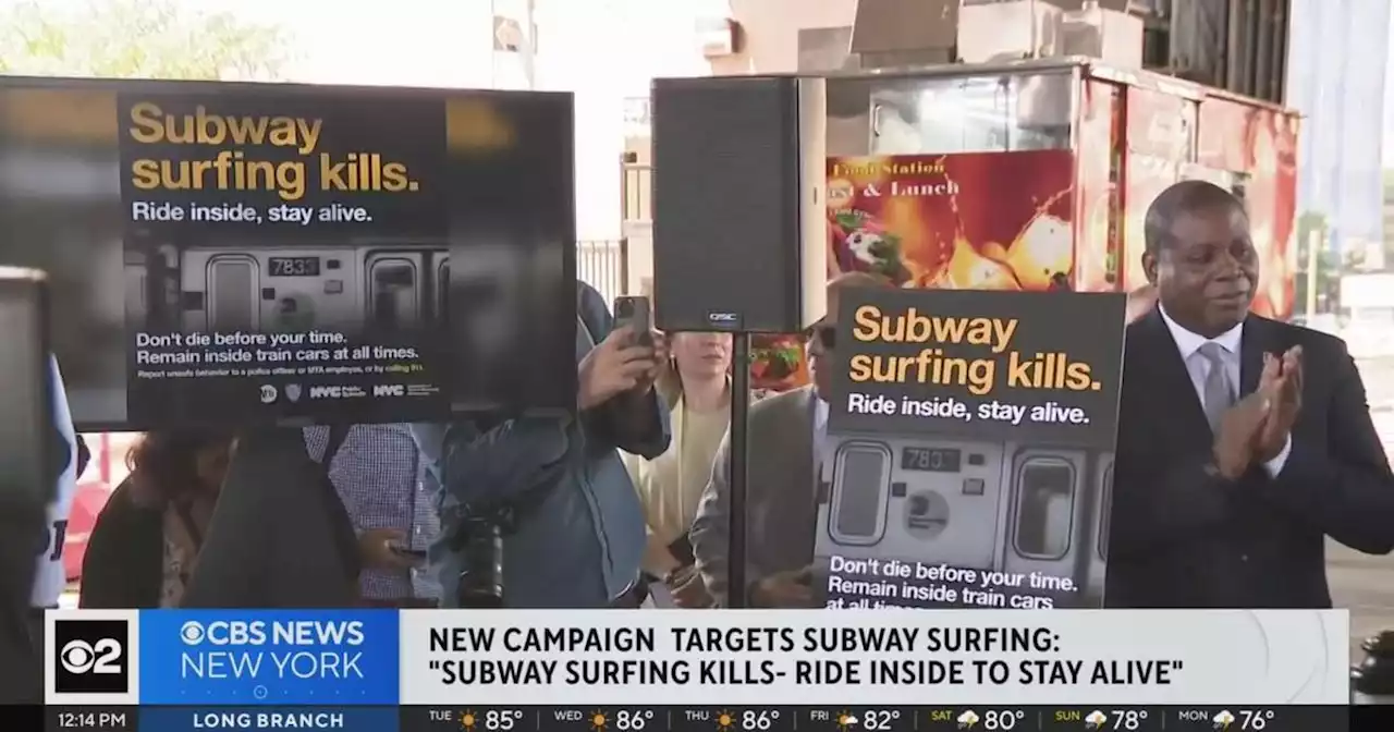 New back-to-school campaign against subway surfing