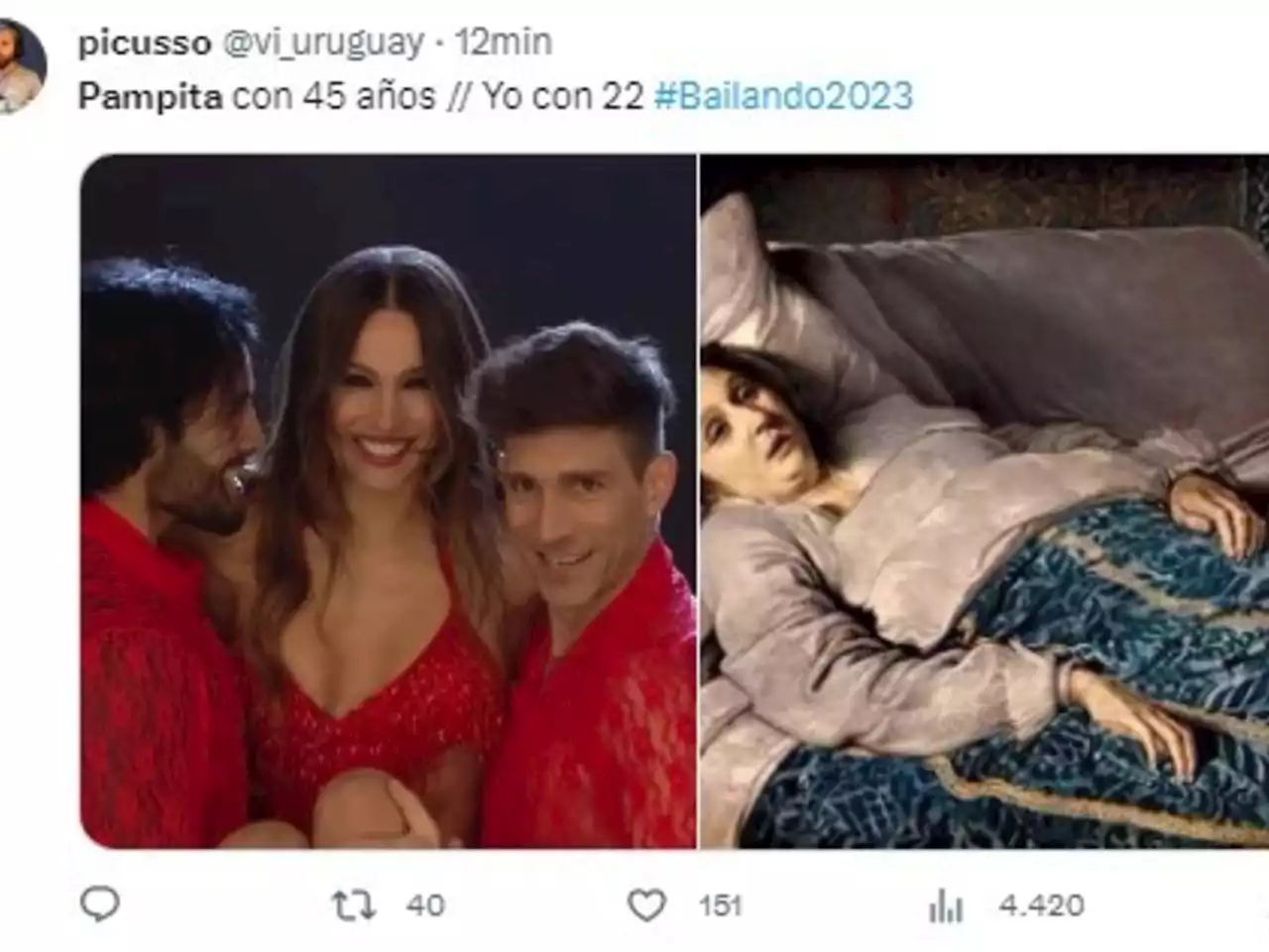 Bailando 2023: Pampita brilló en la apertura y provocó una catarata de memes