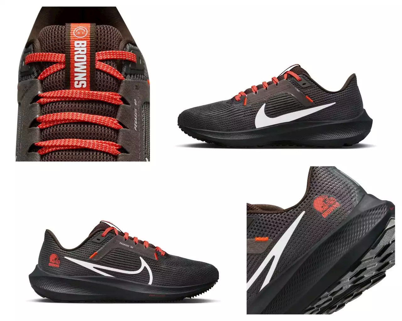 Cleveland Browns Nike Zoom Pegasus 40 released; How to get them and other NFL teams