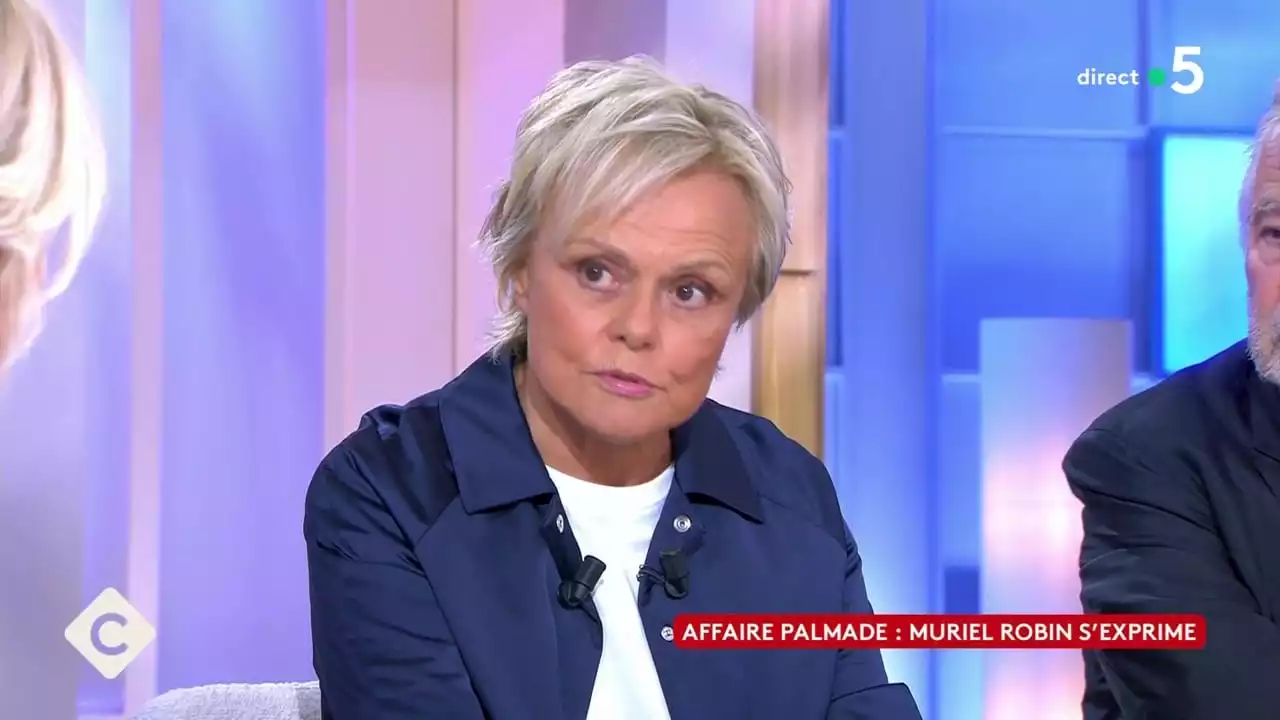 Affaire Pierre Palmade : 'moi, je peux me regarder dans la glace', Muriel Robin persiste et signe