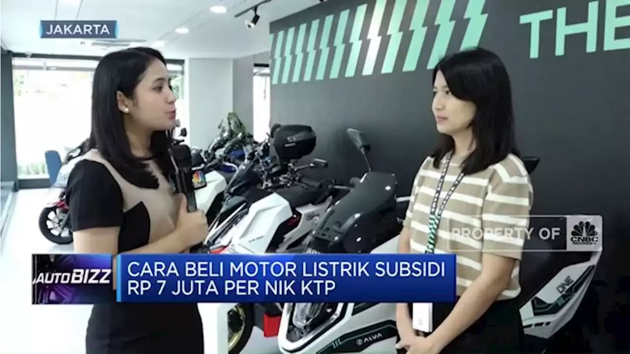 Cara Beli Motor Listrik Subsidi Rp7 Juta Per NIK KTP | Indonesia