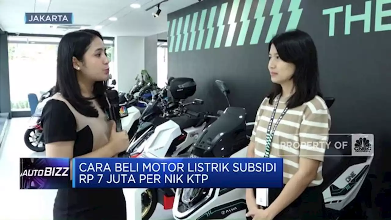 Cara Beli Motor Listrik Subsidi Rp7 Juta Per NIK KTP