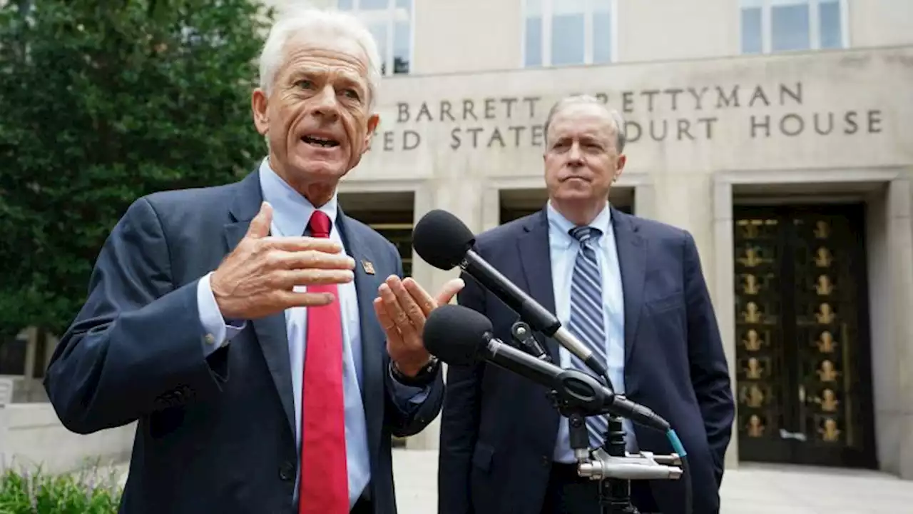 Peter Navarro, second ex-Trump aide to be prosecuted for contempt of Congress, faces trial Tuesday