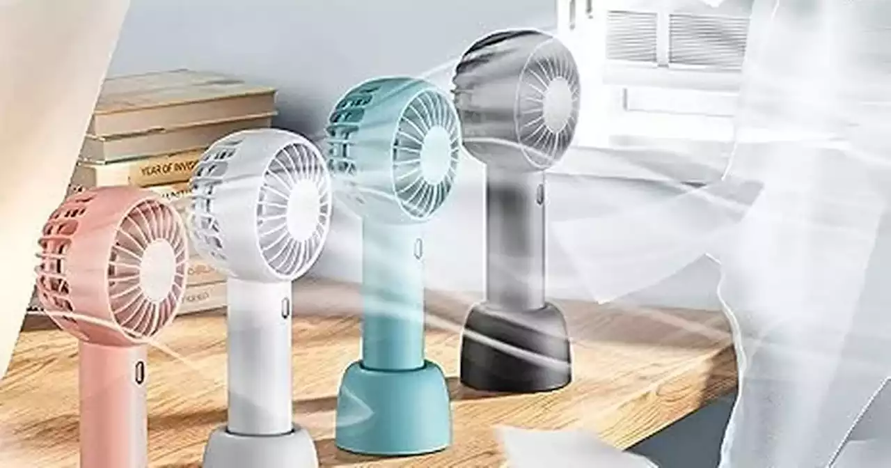 'Amazing' handheld fan Amazon shoppers say is 'heatwave lifesaver' cut to £10