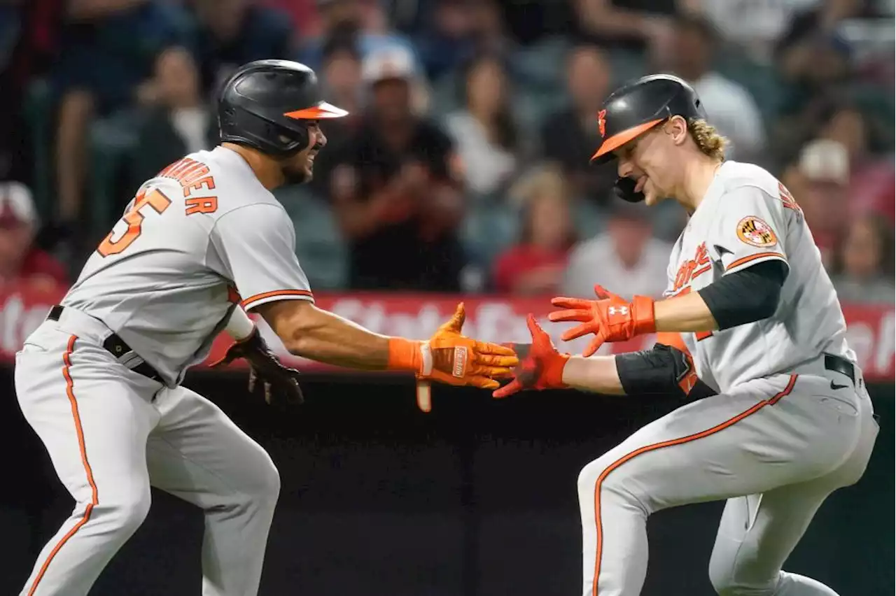 Orioles beat Angels, 6-3, behind Gunnar Henderson’s bat, Grayson Rodriguez’s arm to extend AL East lead to 3.5 games