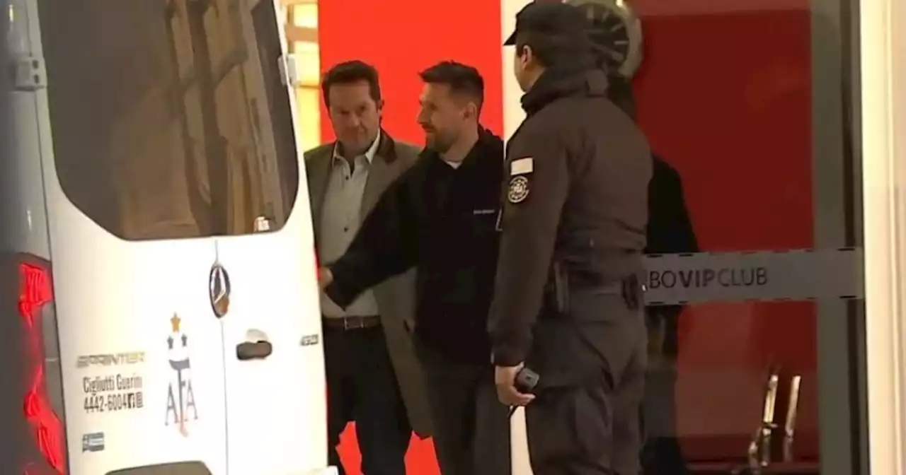 Hola, Leo: Messi ya está en Ezeiza para el estreno de la Selección en las Eliminatorias