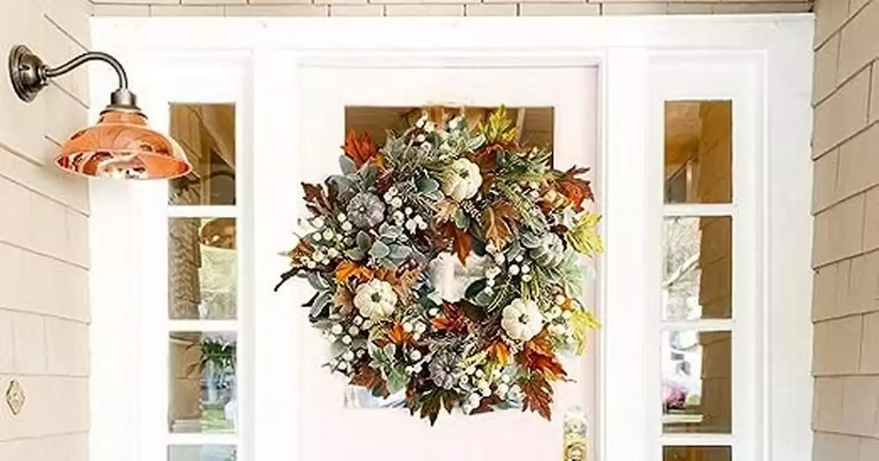 Amazon £12 'gorgeous' autumn wreath that 'brightens up' your door